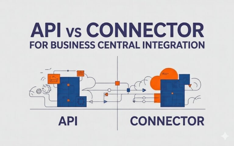 API vs Connector for Business Central Integration: How to Choose the Right ERP Integration Strategy
